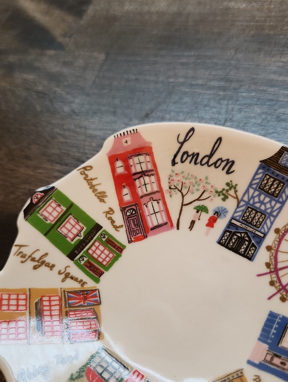 Anthropologie London Skyline Trinket Dish - Danielle Kroll NWT - Picture 5 of 8